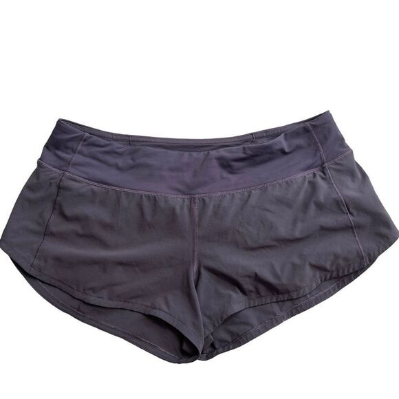 Lululemon Speed Up Shorts Women Size 8 Purple 2.5” Inseam Running Gym Jog - Picture 4 of 10
